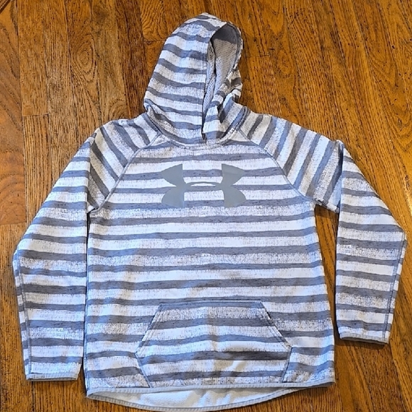 Under Armour Gray Performance Hoodie Long Sleeve - Picture 1 of 2